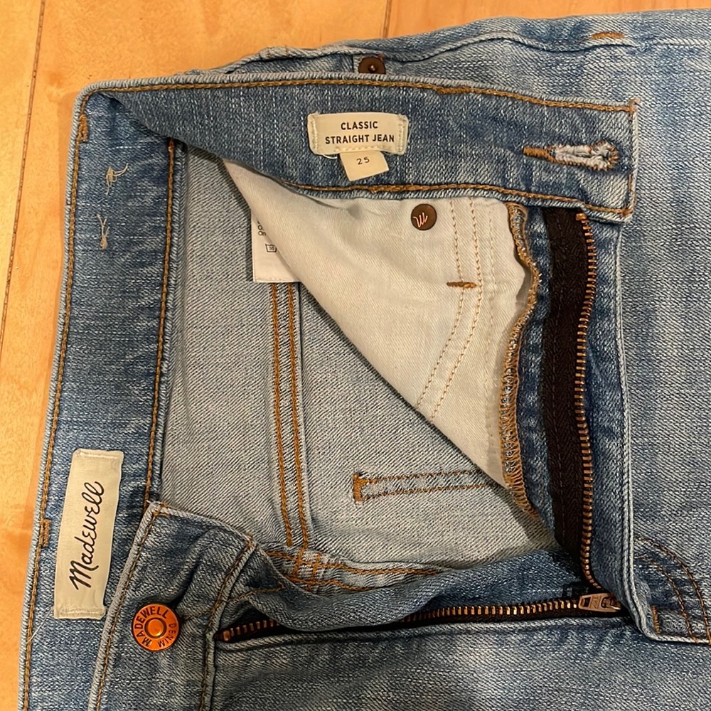 Madewell Rack Classic Straight Jean (plus size) 25